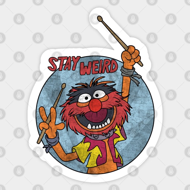 Muppets Animal Sticker by valentinahramov